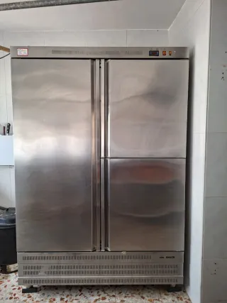 Nevera Acero Inoxidable 3 Puertas