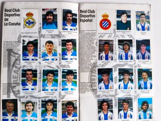 Álbum cromos Bimbo Fútbol 91-92