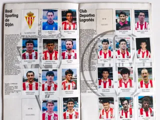 Álbum cromos Bimbo Fútbol 91-92