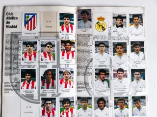 Álbum cromos Bimbo Fútbol 91-92