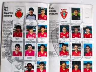Álbum cromos Bimbo Fútbol 91-92