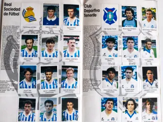 Álbum cromos Bimbo Fútbol 91-92
