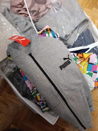 Chándal Puma Mujer Gris Multicolor