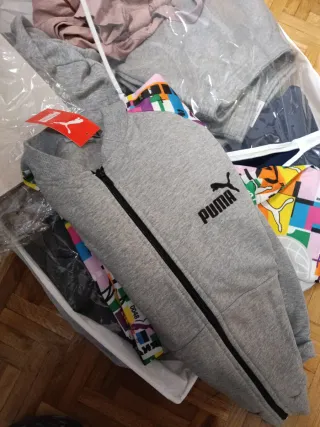 Chándal Puma Mujer Gris Multicolor
