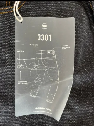Pantalón T 44 G-Star RAW 3301 Talla 34x32