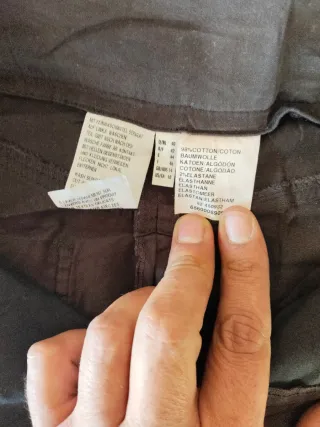 Falda larga marrón mujer