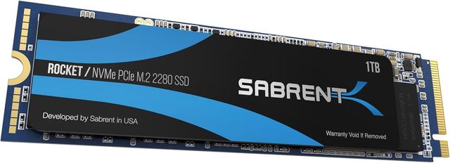 SSD Sabrent Rocket NVMe PCIe M.2 1TB