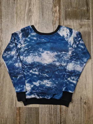 Sudadera Adidas Azul y Blanca