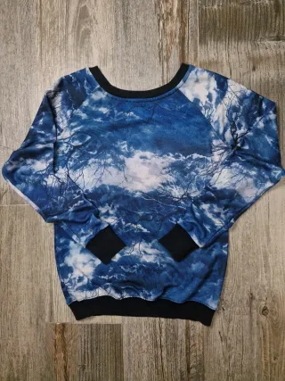 Sudadera Adidas Azul y Blanca