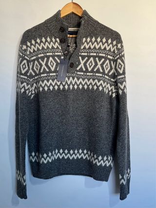 Jersey Tommy Hilfiger Fair Isle Gris