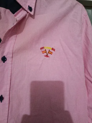 Camisa de hombre rosa