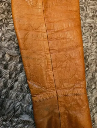 Gabardina de Piel Imperio Clandestino Marrón