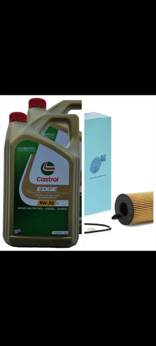 2 x Castrol EDGE 5W-30 LL  Motor 10L+ filtro BMW