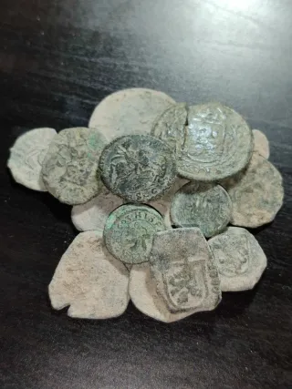 Lote de monedas antiguas