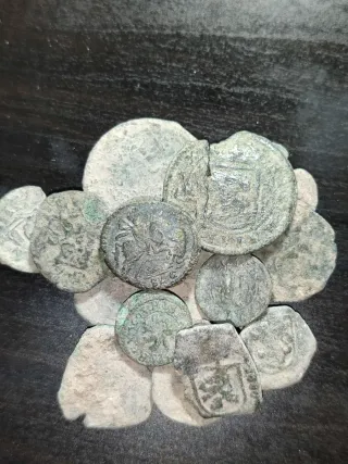 Lote de monedas antiguas