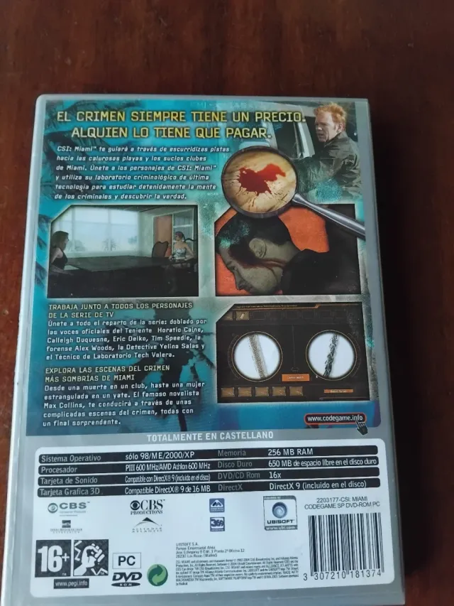 CSI Miami PC DVD ROM
