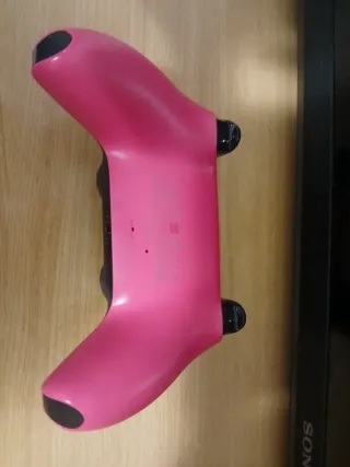 Mando PS5 Rosa y Negro