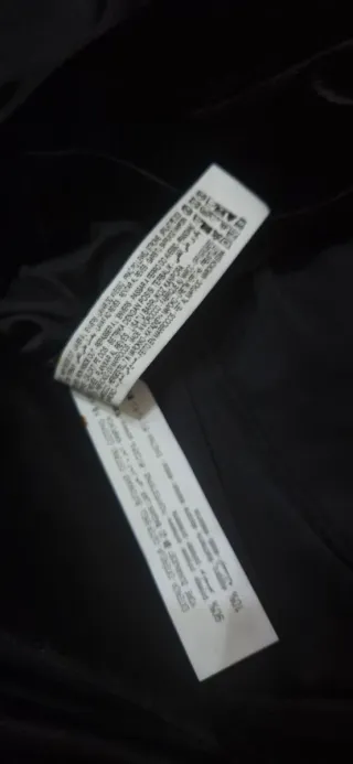 Vestido pantalón terciopelo negro