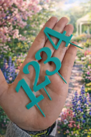 Números para identificar plantas