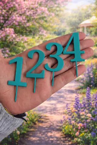 Números para identificar plantas