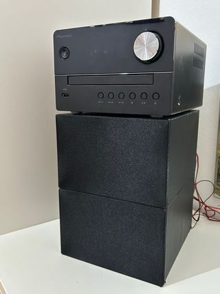 Mini cadena Pioneer negra y plateada