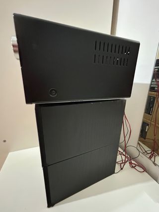 Mini cadena Pioneer negra y plateada