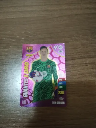 Carta Fútbol Ter Stegen Panini