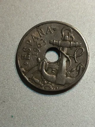 4 Monedas 50 cts España 1949