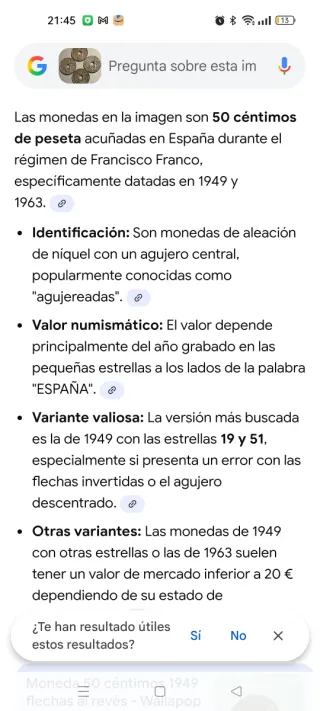 4 Monedas 50 cts España 1949