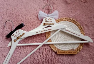 Perchas Boda Personalizadas Novios