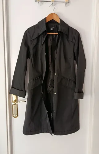 Gabardina negra T-38