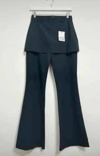 Pantalón campana con falda Stradivarius T.XS