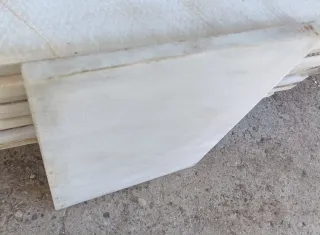 Mármol blanco 40x30 cm losas suelo