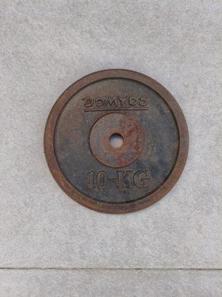Disco de pesa Domyos 10 kg