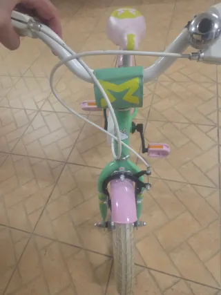 Bicicleta infantil menina MÍTICAL