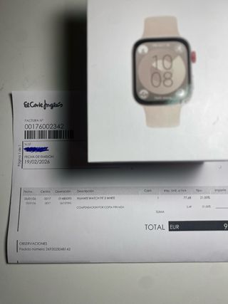 Huawei Watch Fit 3 Nuevo Beige/Rojo  (con factura)