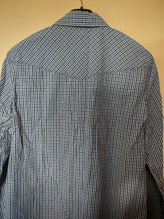 Camicia uomo a quadretti taglia M
