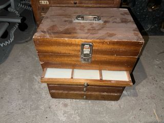 Joyero Vintage Madera Múltiples Cajones