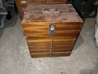 Joyero Vintage Madera Múltiples Cajones