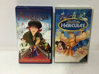 2 VHS: Anastasia y Hércules (Español)