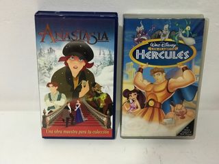 2 VHS: Anastasia y Hércules (Español)
