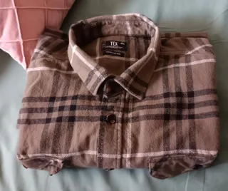 Camisa de franela gruesa Talla XXL