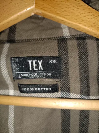 Camisa de franela gruesa Talla XXL