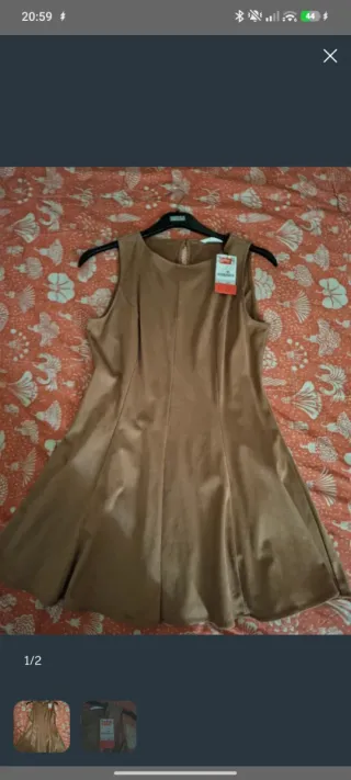 Vestido ante marrón