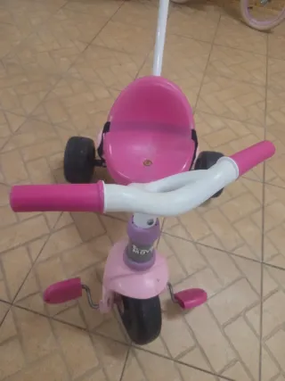 Triciclo infantil rosa
