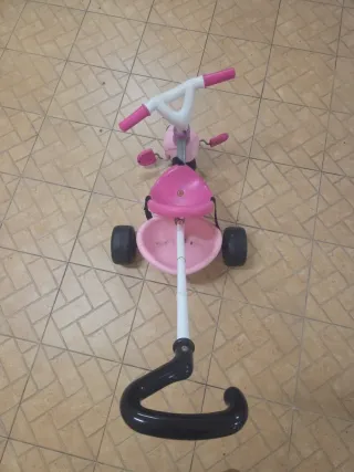 Triciclo infantil rosa