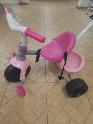 Triciclo infantil rosa