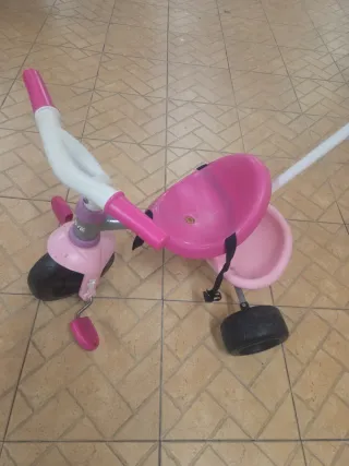 Triciclo infantil rosa