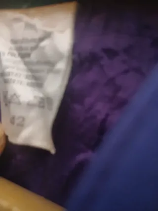 Vestido a cuadros morado y verde