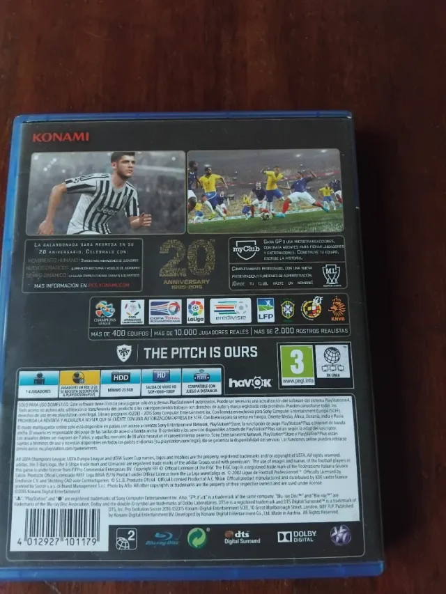 Pro Evolution Soccer 2016 PS4